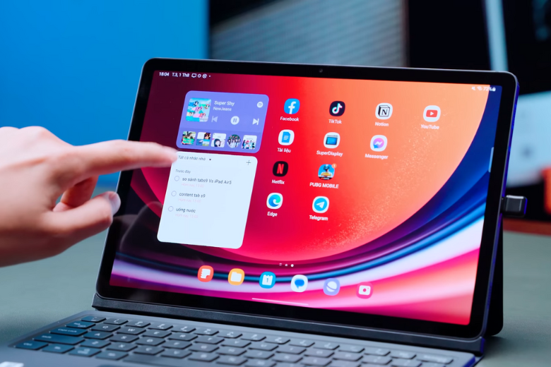 samsung galaxy tab s9 có thời lượng pin tăng 30%